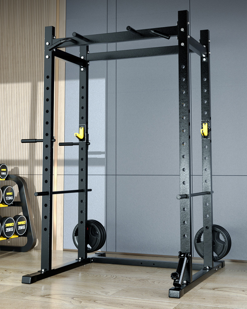 Basic Free Squat Rack Ba tare da na'urar ja mai tsayi da ƙananan baya ba