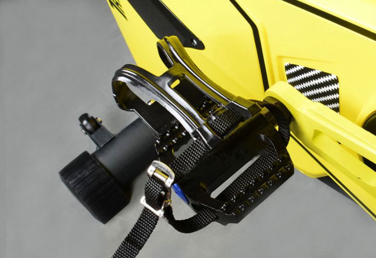 Aluminum alloy pedals
Foot strap design, wear-resistant and non-slip, not easy to fall off.