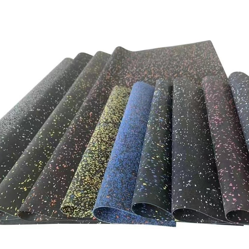 Gym Soundproof Non-Slip Rubber Flooring Roll Mat