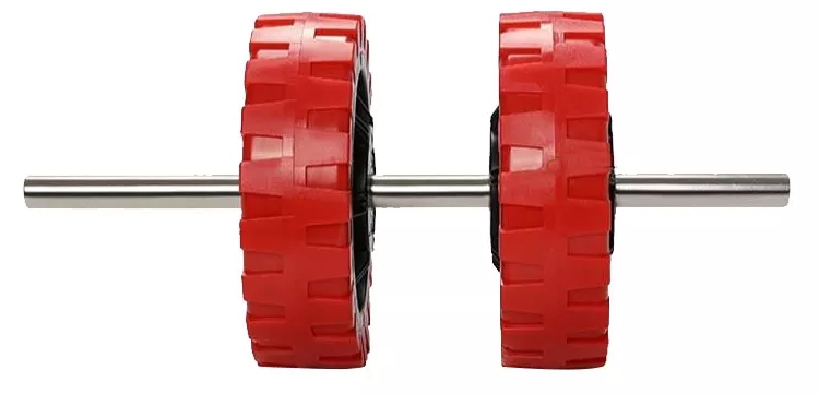 Rodillos dobles sólidos y pesados, soporte de carga fuerte. El cubo de rueda sólido engrosado puede soportar la presión de 1500 kg.