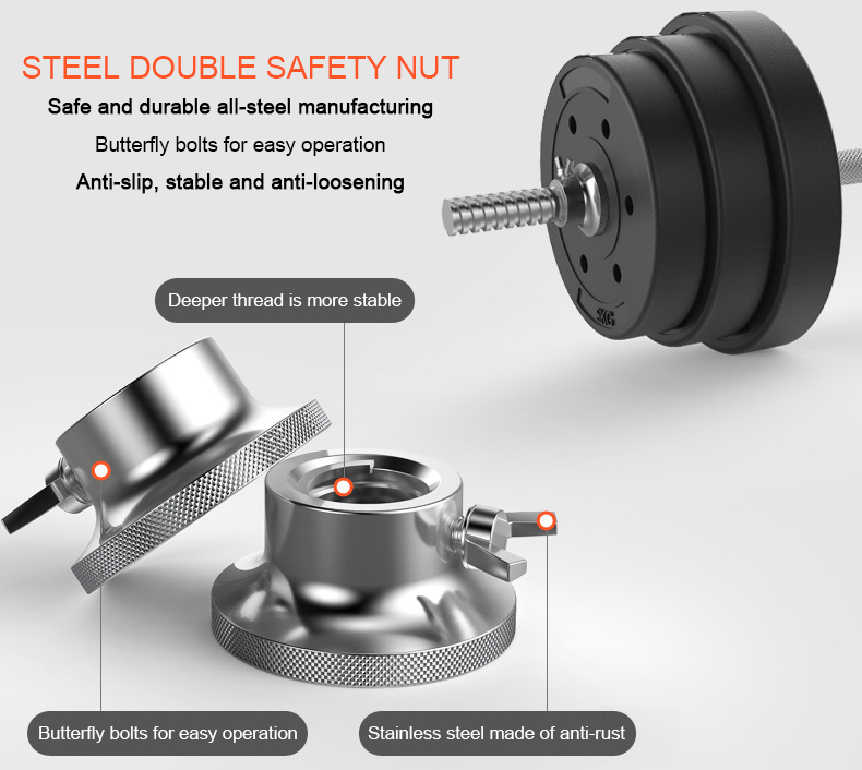 Boulons papillon pour une utilisation facile. Acier inoxydable antirouille. Le filetage plus profond est plus stable.