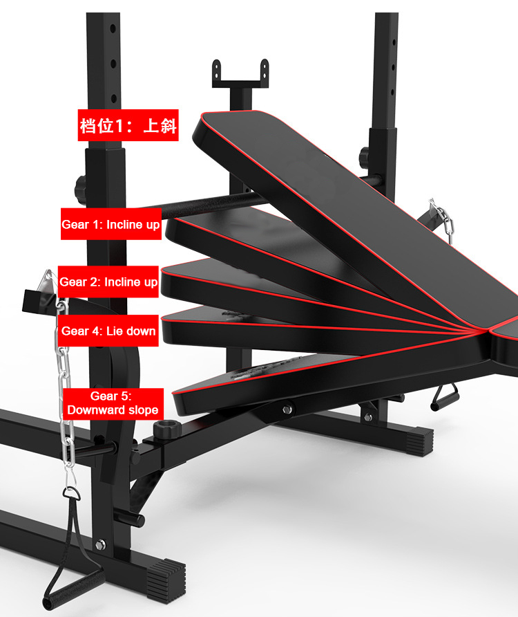 Multiple gear adjustment, different levels of training.